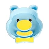 FYX ベビーバス グリーン 新生児~3カ月頃まで お尻を洗う シャンプー 洗い補助 節水 (ブルー)
