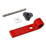 Perfk プラテン　クランプ ブロック　スライディングブロック　ハンドル　M8ねじ　木工　ジョイント　アルミニウム合金