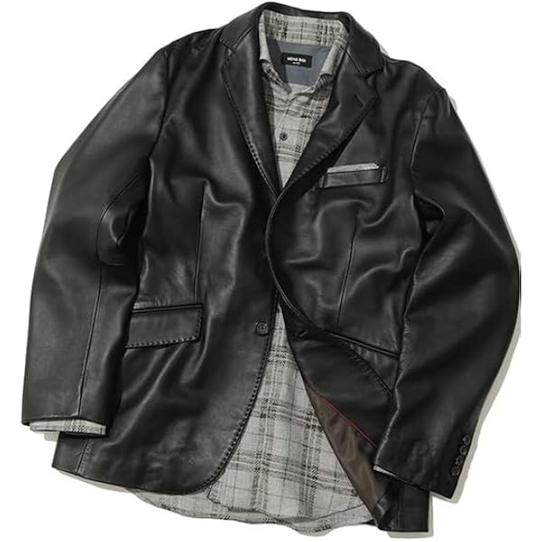 Amazon | [メンズビギ] 追加生産分 ラムレザークロームタンニング