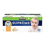 Kirkland Signature Supreme Diapers Size 4; Quantity:180 by Kirkland Signature