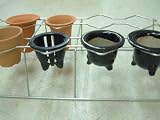 富貴蘭用　置き掛け枠　10個掛け　3.3～3.5号用　植木鉢　鉢　蘭　らん　ラン　富貴蘭　長生蘭　園芸