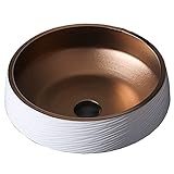 Tinse 洗面ボウル 洗面ボール 洗面器 高温焼成 陶器製 洗面所 洗面台 手洗いボウル おしゃれ バルコニー リフォーム 高級排水金具付き