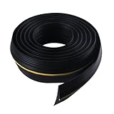 KITISUNI シャッター 隙間 対策 車庫 ガレージドアシール 長さ4m 幅90mm 厚さ12mm ゴムストリップ ユニバーサル ゴムプラスチック音響衝撃シール