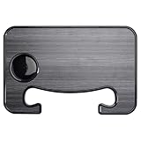 車用トレイ ハンドルテーブル ハンドルテーブル に適用 プリウス PRIUS 30系 50系 60系/bZ4X/RAV4 30系 50系 カーステアリングホイールデスク ハンドルテーブル 車用フードテーブル 両面使える ペンホルダー ドリンクホルダー 常に旅行する人のため 滑り止め 拭きやすい 収納便利 食事 事務作業 運転席用