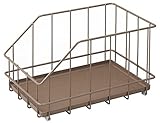 伸晃 キッチンワイヤーボックス20cmタイプ ブラウン KWB-20BR