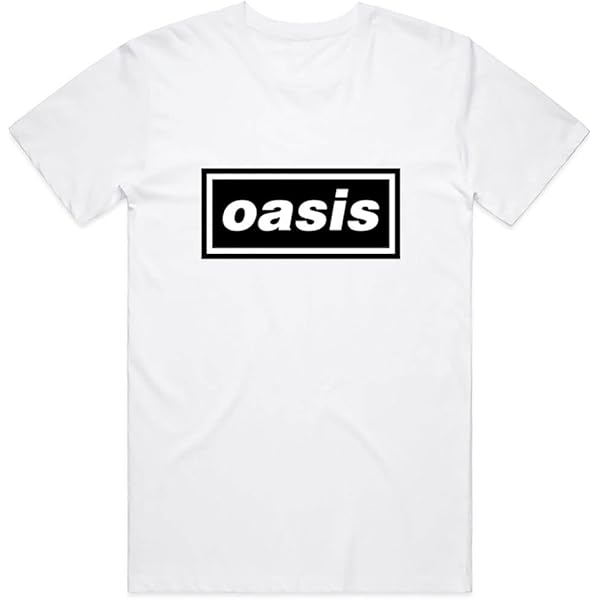 Amazon | Oasis T Shirt Decca Logo 新しい 公式 メンズ Sky