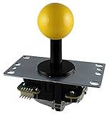 三和電子 基板タイプ静音ジョイスティックレバー 黄 JLF-TPRG-8AYT-SK-Y