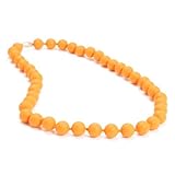Chewbeads Jane Teething Necklace, 100% Safe Silicone - Creamsicle by Chewbeads