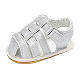 Tovadoo サンダル　子供靴　乳児靴　男女兼用　ベビーシューズ　PUレザー　マジックテープ　履きやすい　履き心地良い　滑り止め　通気性よく　おしゃれ　可愛い　カッコイイ 通園 通学　旅行　シンプル