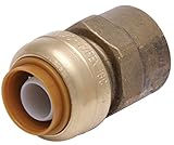 Sharkbite直線コネクタ< 0.25 %鉛3 / 4 " x 3 / 4 " Bagged