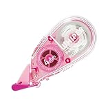 プラス 修正テープ ホワイパープチ 4mm ピンク 2個セット