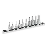 トネ(TONE) ヘキサゴンソケットセット(ホルダー付) HH410 差込角12.7mm 内容10点