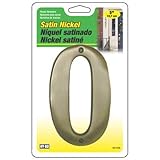 hy-ko Prod br-51sn / 0 Prestigeシリーズ家アドレス番号「0」、サテンニッケル、5-in。 5"