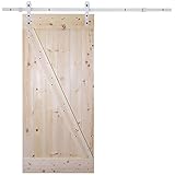 TMSクラシックBentストラップスライドドアトラックとハードウェアセット、6.6 Ftホワイト Hardware w/ DOOR-ZBar-DIY-36IN SWD11-W(6.6FT)+DOOR-