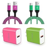 急速充電器 type-c Android充電器 qc3.0充電器 18W/3A スマホ充電器 Type-C 急速充電 USB-Cケーブル 1.83m/1本 QC3.0アダプター アンドロイド充電器 タイプCコード 携帯急速充電器 Galaxy急速充電器 USB充電器 type c acアダプター タイプC電源コード USBコンセント 急速充電 USB電源アダプタ Aquos zero6 R6 sense6,Galaxy F52,Note 20 20Ultra 10 9,S22 S21 FE S20 S10 Plus,A20s A42 A50s A51 A52 A70s A71 A80 A90,Z Flip3 Z Fold3,Moto G8 Z5 Z4 Z3 Play Z2 Z Force,LG G5 G6(ピンク)