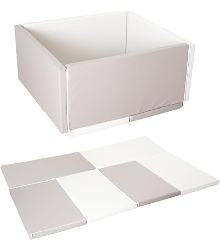 Amazon.co.jp: GGUMBI ベビーサークル＋敷パッドセット 折りたたみ