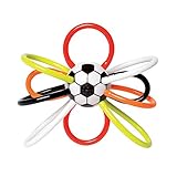 Manhattan Toy Soccer Winkel Rattle and Sensory Teether Baby Toy 6 x 2.5 x 5 [並行輸入品]