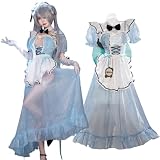 [NIUKACOS] ニケ コスプレ 勝利の女神 NIKKE コスプレ衣装 シンデレラ メイド服 コスチューム メイド コンカフェ 大人用 ハロウィン 仮装 撮影会 イベント XL
