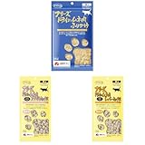 【セット買い】ママクック フリーズドライのムネ肉ふりかけ猫用 25g + ママクック フリーズドライのムネ肉スナギモミックス 猫用 18g + ママクック フリーズドライのムネ肉レバーミックス 猫用 18g