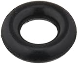 uxcell Oリングガスケット　Oリング　オイルフィルターシールリング　ゴム製　ブラック　12mmx 6mmx 3mm　10個入り