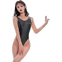 Amazon.co.jp: [Noblelady] 超光沢 Tバック競泳水着レオタード