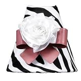 JubileeコレクションNightlight with DarkピンクBow andホワイトリボンローズマグネット、Zebra Print