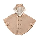 キッズ アウター ふわふわ ベビー マント オーガニックコットン 男の子 女の子 兼用