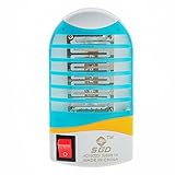 RaiFu 蚊取り器 電子 蚊ランプ モスキートキラー ナイトライト 電子 フライバグ 昆虫 LEDランプ 家庭用蚊取り器 安全無害 ベビ蚊除け 省エネー 110V- 240V ブルー