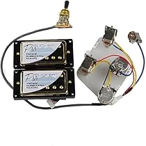 Amazon | プロバッカーアルニコ5ハムバッカーブリッジ&ネック