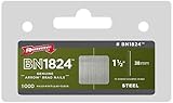 Arrow Fastener BN1824CS Genuine 1-1/2-Inch 38mm Brad Nails, 1,000-Pack [並行輸入品]