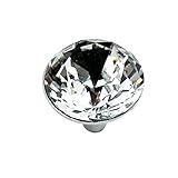 Dovewill 全４サイズ選ぶ　ガラス　人工ダイヤモンド　ドア　ノブ　引き出し　家具　ハンドル　キャビネット　取っ手　手すり　ハードウェア　装飾　 - 　, 30x31x30mm