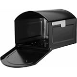 建築メールボックスCentennial大容量Post Mountメールボックス、ブラック 950020