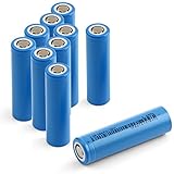 Orader リチウムイオン電池 18650 バッテリー 3.7V 2500mAh 18650充電池(セット) (10)