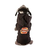 NCAA Oklahoma State Cowboys Collegiateコットンフード付き犬シャツ、Xラージ