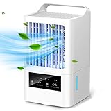 冷風機 冷風扇 卓上 小型 自動首振り ミスト2段階調整可能