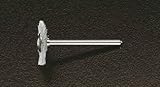 エスコ ２２mm／３．０mm軸軸付ブラシ（ダイヤ砥粒付／＃４００） EA819AR-21