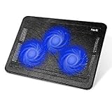 HAVITノートパソコン PC用 冷却パッド 冷却台 冷却ファン ノートブッククーラー 3ファ...