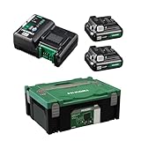 HiKOKI(ハイコーキ) スターターキット2 2ポート 充電器 10.8V蓄電池2個 システムケース2付 UC18YDML(2L)