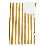 Imse Vimse Velour blanket 80*100 cm, Mocha Stripe by Imse Vimse