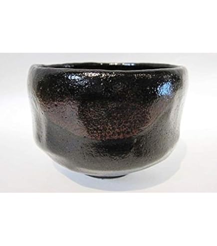 Amazon | 黒楽茶碗 佐々木 松楽作 | 佐々木松楽 | 抹茶碗