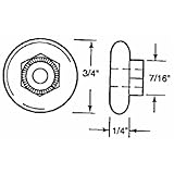 Oval Shower Door Roller [並行輸入品]