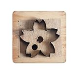 桜形 レザークラフト 抜き型 打ち抜き DIY 道具 工具 パンチカッター 革用 1個