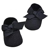 Franterd Infant Girls Prewalker Ribbon Bowknot Soft Bottom Shoes by Franterd