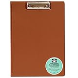 ハイタイド ペンコ クリップボード A4 ブラウン DP3297