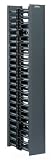 Panduit NetRunner - Rack cable management panel (vertical) - black - 45U