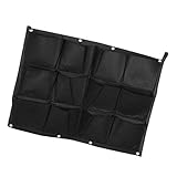 【ノーブランド 品】屋内/屋外　ハーブポット　ぶら下げ　垂直ガーデン　ウォール　プランターバッグ　12ポケット