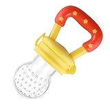 【ノーブランド品】 ベビー　赤ちゃん　おしゃぶり　キャップ付き　授乳　乳首型　育児用品　安全　全3サイズ4色 - M, 黄