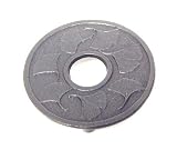 南部鉄器 鍋敷 イチョウ サイズ：直径１１０×高さ１５ｍｍ 重 量：２００ｇ