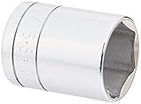 SK Hand Tool 41130 0.5 in. Drive, 6-Point Standard Fractional Socket - 10.3 1 in.