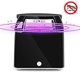 蚊取り器 蚊ランプ UV光源吸引式捕虫器 USB給電式 超静音 省エネー 携帯便利 静音 化学薬品不使用 寝室 リビング 居間 台所 アウトドア用 携帯便利 吸引式捕虫器 (黒い四角)